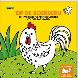 Kleurboek met flappen Interstat Op de boerderij 1 Stuk