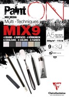 Mix Media Papier CF A5 Paint On 27vel 250gram ass 1 Stuk