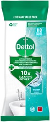 Reinigingsdoekjes Dettol antibact Ocean 110st 110 Stuk