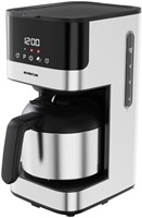 Koffiezetapparaat Inventum 1.2 liter zwart met rvs 1 Stuk