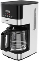 Koffiezetapparaat Inventum 1.5 liter zwart met rvs 1 Stuk