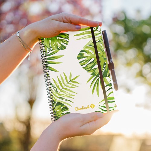 Notitieboek Bambook Tropical A5 lijn 40pag uitwisb 1 Stuk-2