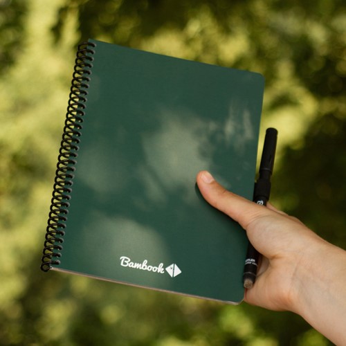 Notitieboek Bambook Forest A5 lijn 40pag uitwisb 1 Stuk-2