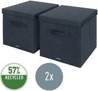 Opbergdoos Leitz gestof met deksel 330x325x380 2 Stuk-2