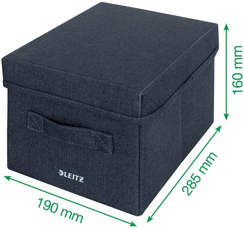 Opbergdoos Leitz gestof met deksel 190x160x285 2 Stuk-3