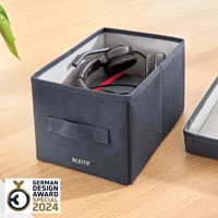 Opbergdoos Leitz gestof met deksel 190x160x285 2 Stuk-3