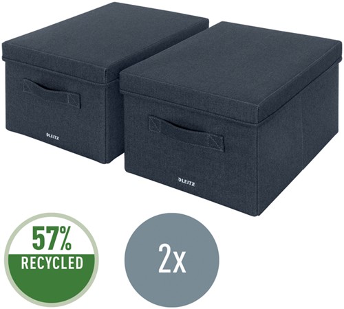 Opbergdoos Leitz gestof met deksel 285x203x380 2 Stuk-2
