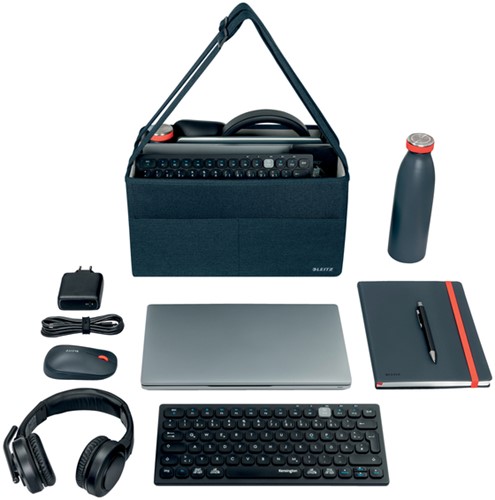 Opbergtas Leitz gestoffeerd 200x210x355mm gr 1 Stuk-1