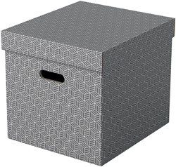 Opbergdoos Esselte 320x315x365mm grijs 3 st 3 Stuk