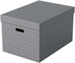 Opbergdoos Esselte 355x305x510mm grijs 3 st 3 Stuk