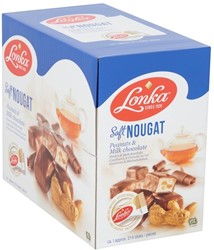 Nougat Lonka pinda melk doos 214 stuks 214 Stuk