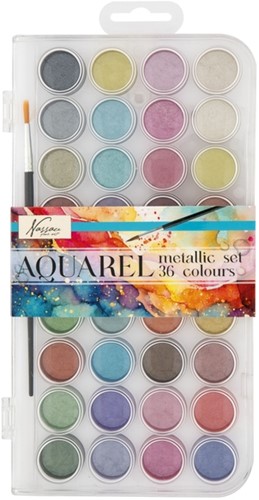 Aquarelverf Nassau fine art doos metallic 1 Doos