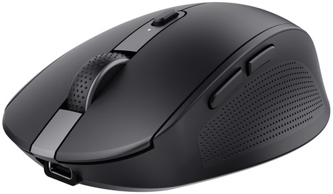 Ozaa compact draadloos muis zwart 1 Stuk-2