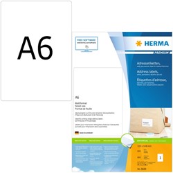 Etiket HERMA 8689 105x148mm premium wit 800st 800 Vel