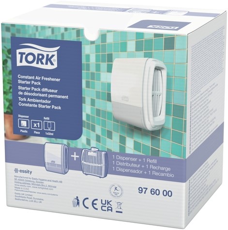 Luchtverfrisserdispenser Tork A3 startpakket 1 Set