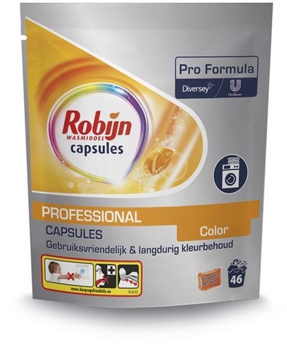 Wasmiddel Robijn Pro Formula capsules Color 46st 46 Stuk