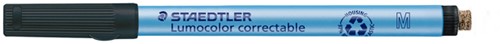 Viltstift Staedtler OHP Lumo M 305 non perm M zw 1 Stuk