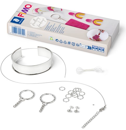 Sieraden accesoires Fimo set 1 "Jewellery blanks" 1 Stuk-2