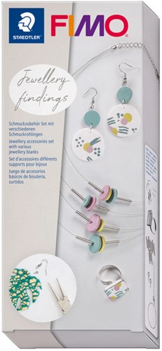 Sieraden accesoires Fimo set 2 "Jewellery blanks" 1 Stuk