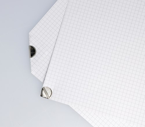 Hoekclips Westcott aluminium zilverkleurig 100 Stuk-1