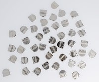 Hoekclips Westcott aluminium zilverkleurig 100 Stuk-2