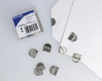 Hoekclips Westcott aluminium zilverkleurig 100 Stuk-3