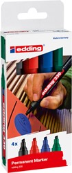 Viltstift edding 330 schuin 1-5mm assorti 4 Stuk