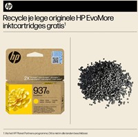 Inktcartridge HP 4S6W8NE 937E Evomore geel 1 Stuk-2