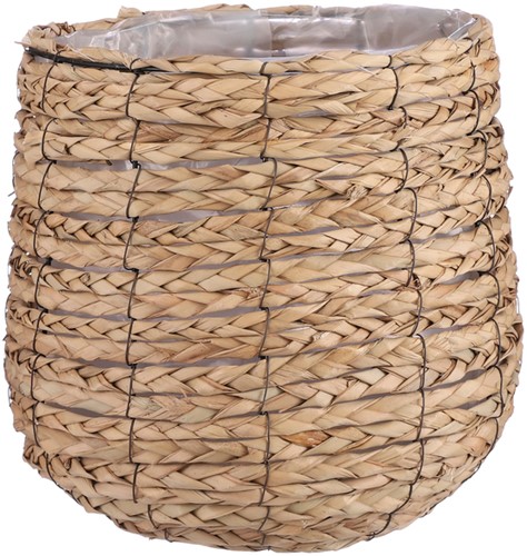 Plantenmand Mica Avalon zeegras rond l.bruin 1 Stuk