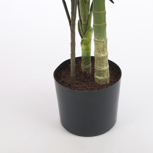 Kunstplant Mica Areca palm in plastic pot 1 Stuk-3