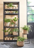 Plantenmand Mica Avalon zeegras rond l.bruin 1 Stuk-2