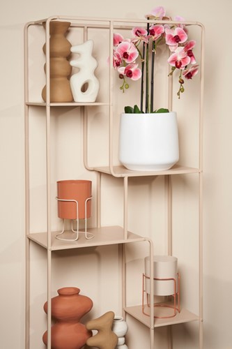 Kunstplant Mica Phalaenopsis orchidee roze 1 Stuk-2