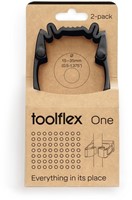 Wandhouder Toolflex One 2 klem adap  15 tot 35 mm 2 Stuk