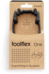 Wandhouder Toolflex One 2 klem adap  15 tot 35 mm 2 Stuk