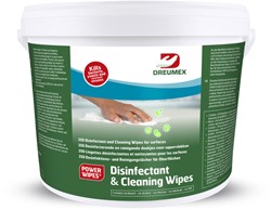 Desinfectiedoekjes Dreumex emmer 350 stuks wit 350 Vel