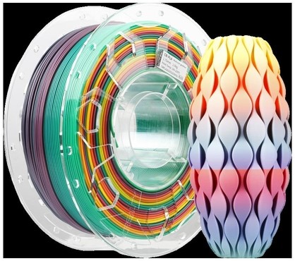 3D Filament Creality PLA 1.75mm Rainbow 1kg 1 Stuk