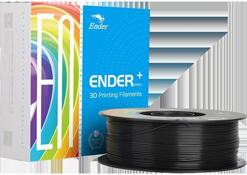 3D Filament Creality PLA+ 1.75mm Zwart 1kg 1 Stuk