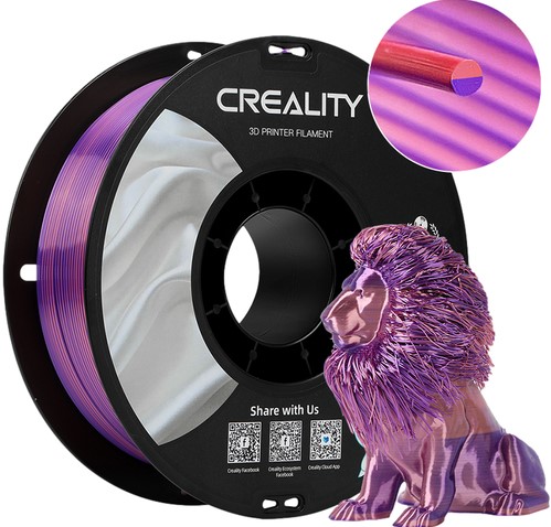 3D Filament Creality PLA 1.75mm Silk Roze Prs 1kg 1 Stuk