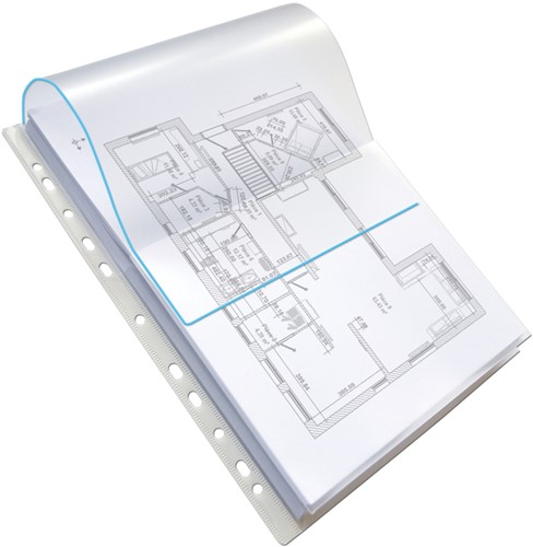 Showtas Oxford A4 PP 200µ glashelder 10 stuks 10 Stuk