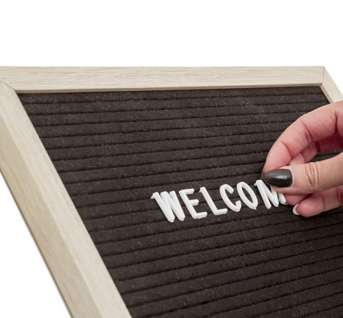 Letterbord Zwart 30 x 30 cm 1 Stuk-3