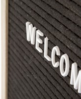 Letterbord Zwart 30 x 30 cm 1 Stuk-1