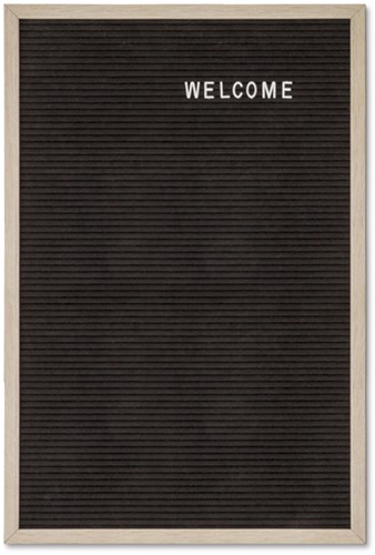 Letterbord Zwart 40 x 60 cm 1 Stuk