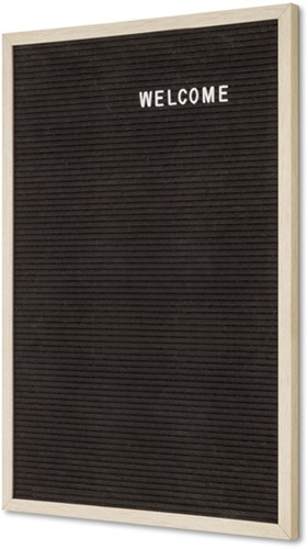 Letterbord IEZZY 40x60cm naturel hout 1 Stuk-2