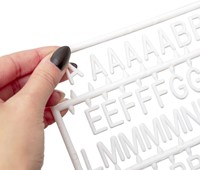 Letterbord IEZZY 40x60cm naturel hout 1 Stuk-3