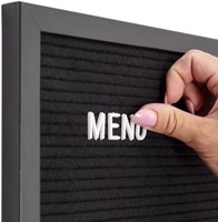 Letterbord IEZZY 30x30cm zwart hout 1 Stuk-2