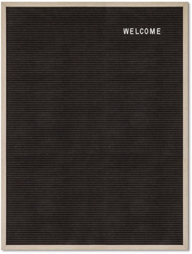 Letterbord IEZZY 60x80cm naturel hout 1 Stuk