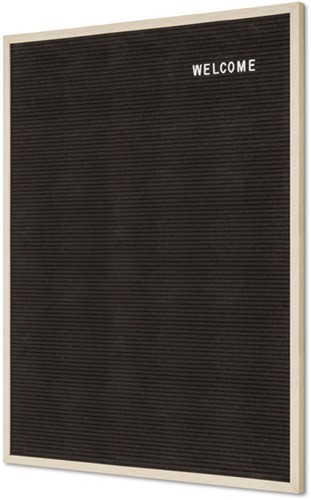 Letterbord IEZZY 60x80cm naturel hout 1 Stuk-2