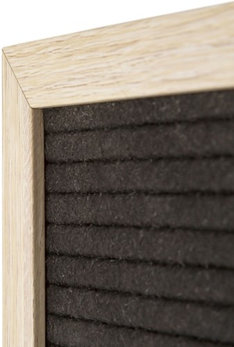 Letterbord IEZZY 60x80cm naturel hout 1 Stuk-3