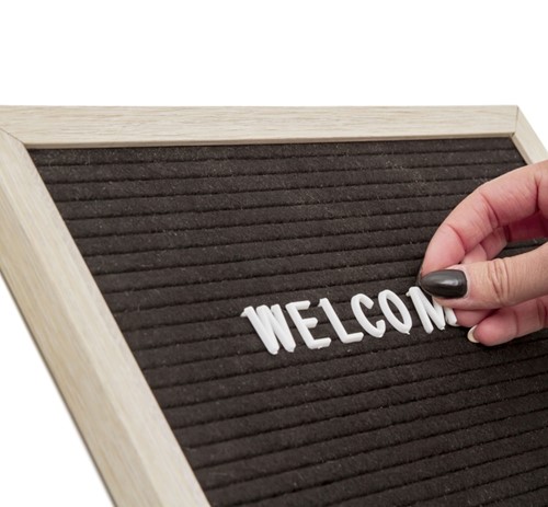 Letterbord IEZZY 60x80cm naturel hout 1 Stuk-1