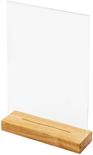 Houten Menuhouder T Tafeldisplay A4 Portret 1 Stuk